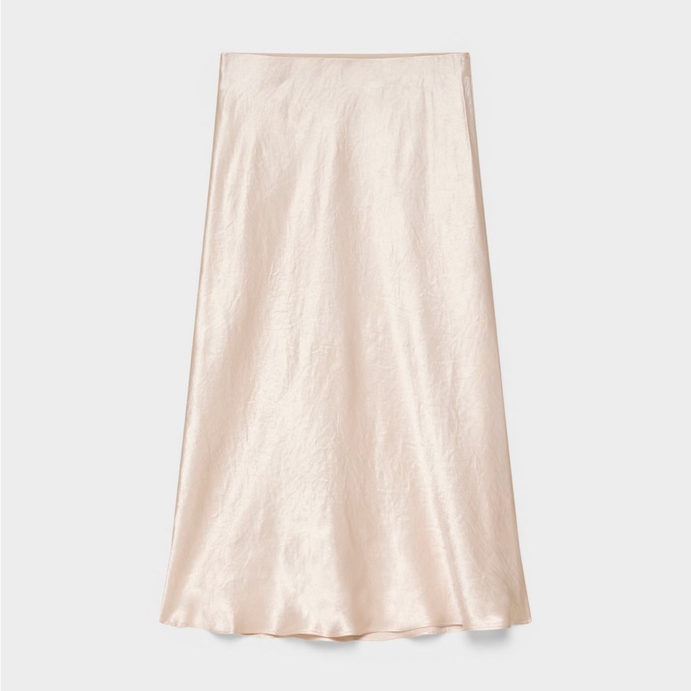 Aritzia Babaton Satin Slip skirt in denude size 00